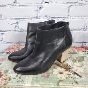 Rachel Comey Mars Black Leather Ankle Booties Size 6